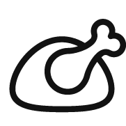 Chicken icon.