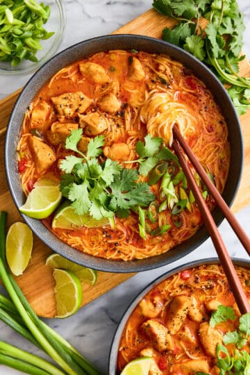 Thai Red Curry Noodle Soup